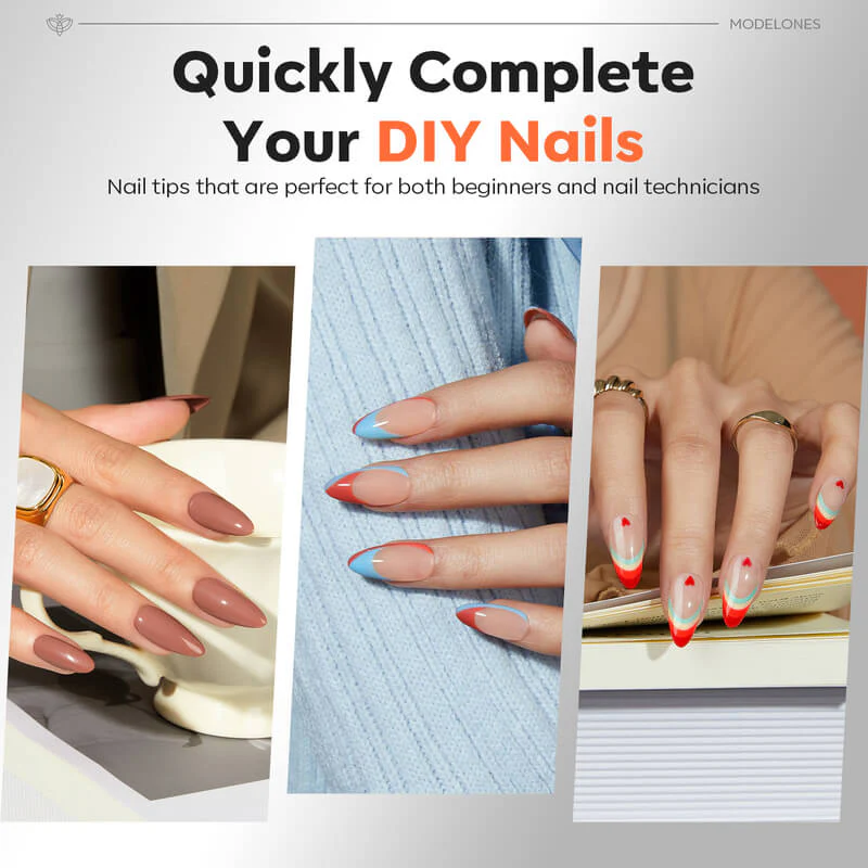 Medium Almond Apex Nail Tips - Image 8