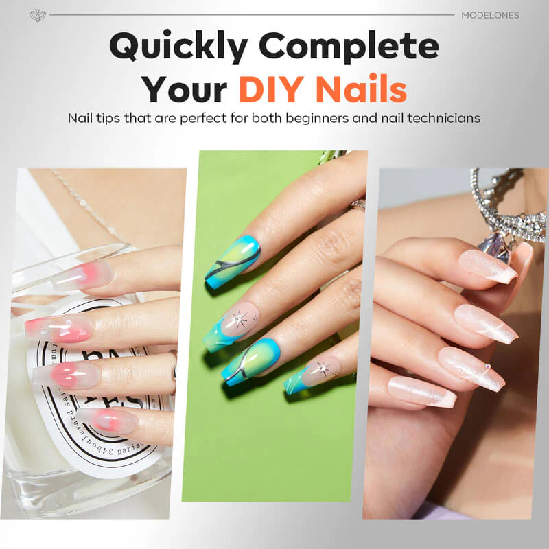 Medium Coffin Apex Nail Tips - Image 8