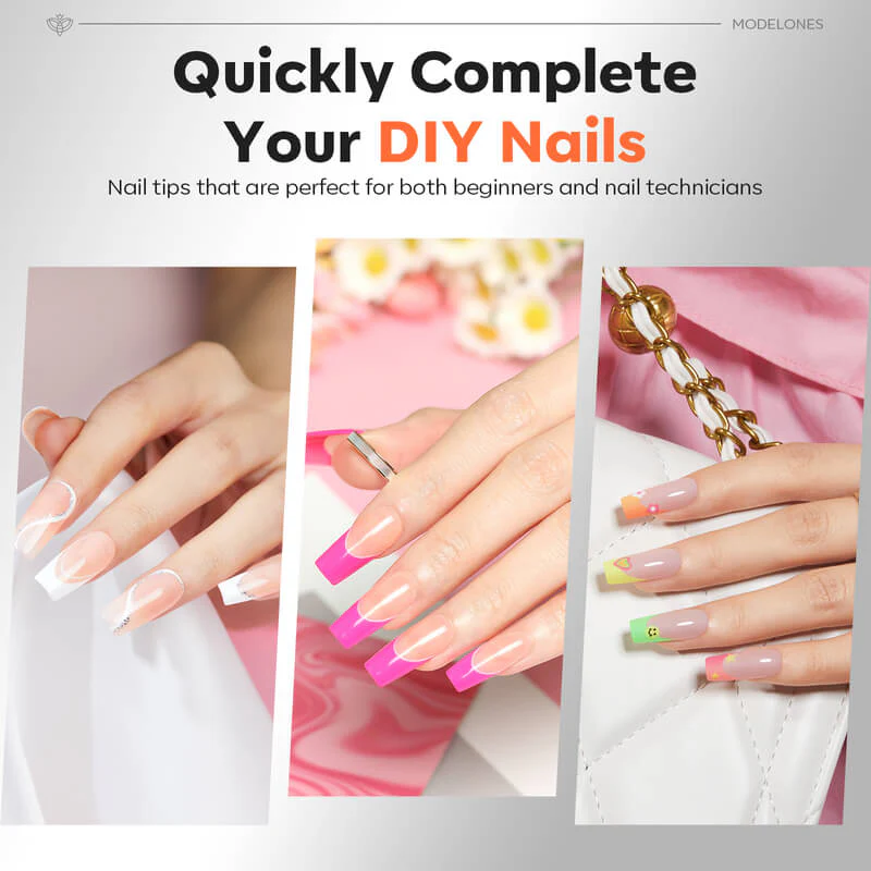 Medium Square Apex Nail Tips - Image 8