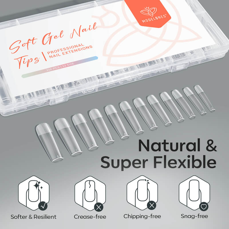 Semi-Frosted Nail Tips - Image 7