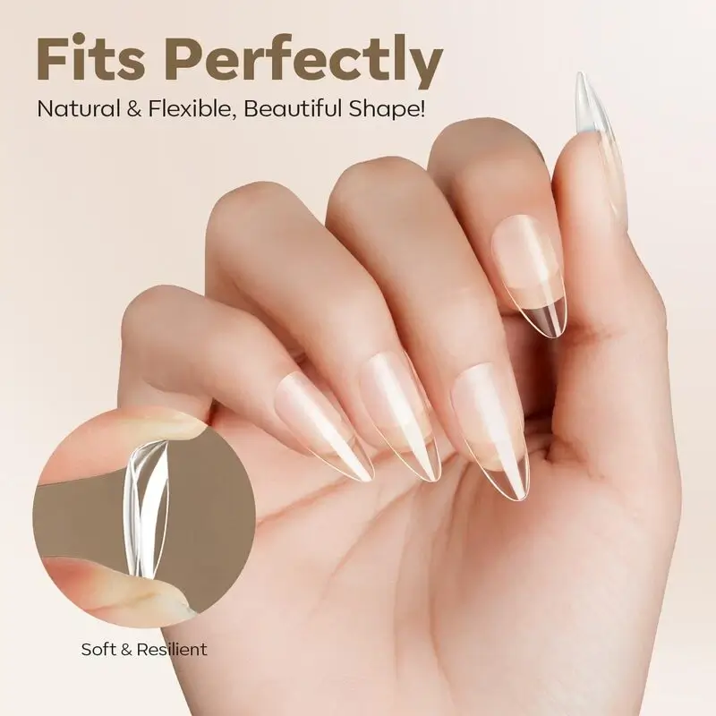 Semi-Frosted Nail Tips - Image 4