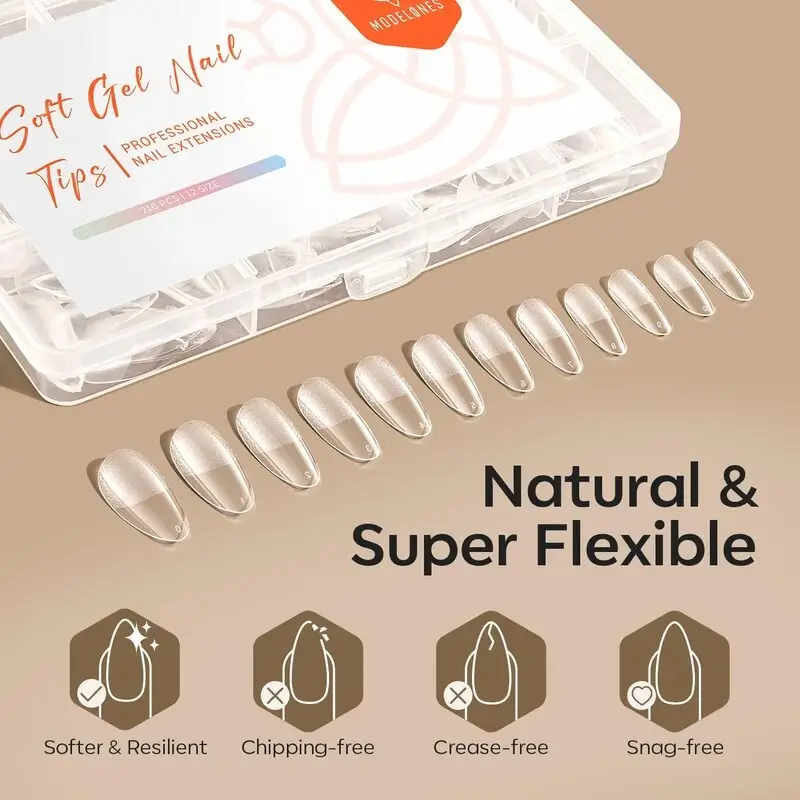 Semi-Frosted Nail Tips - Image 5