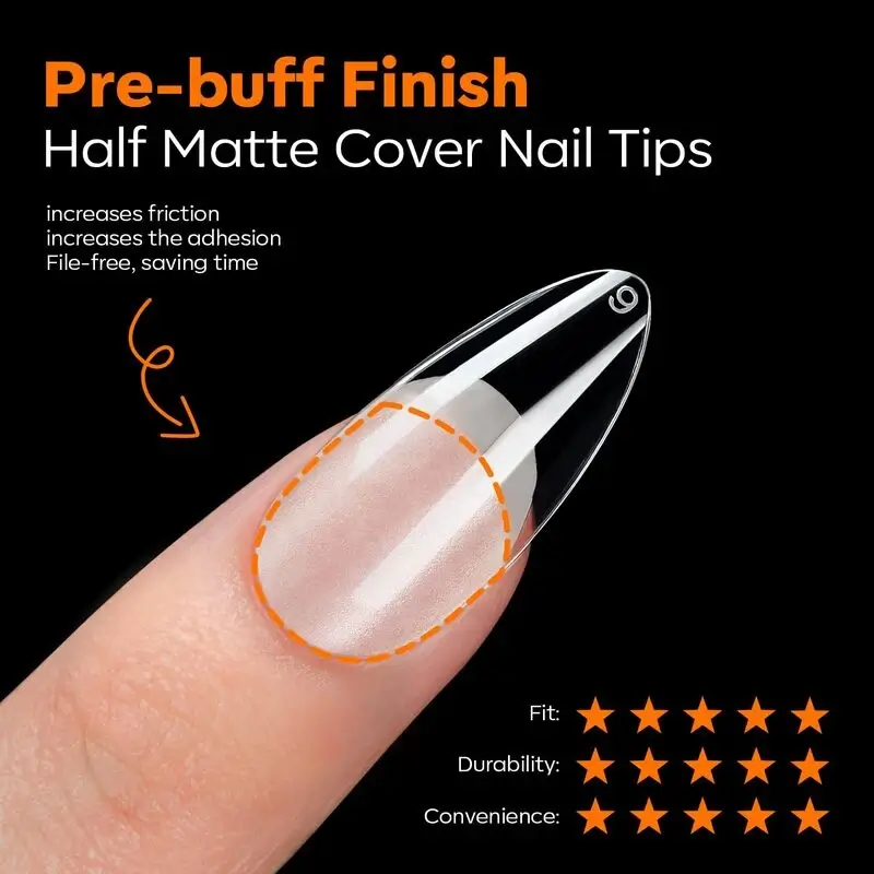 Semi-Frosted Nail Tips - Image 6