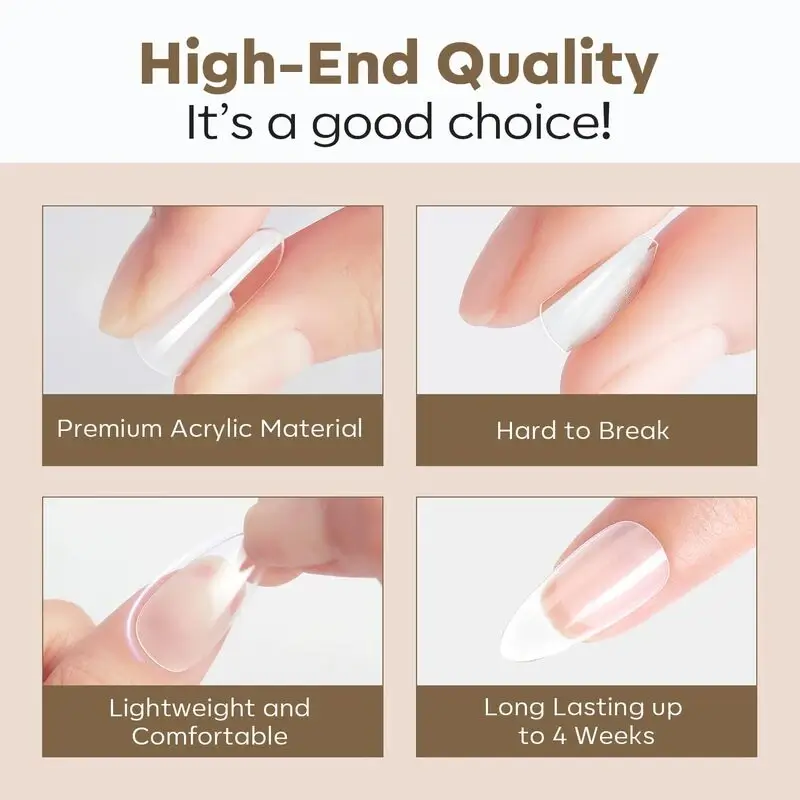 Semi-Frosted Nail Tips - Image 8