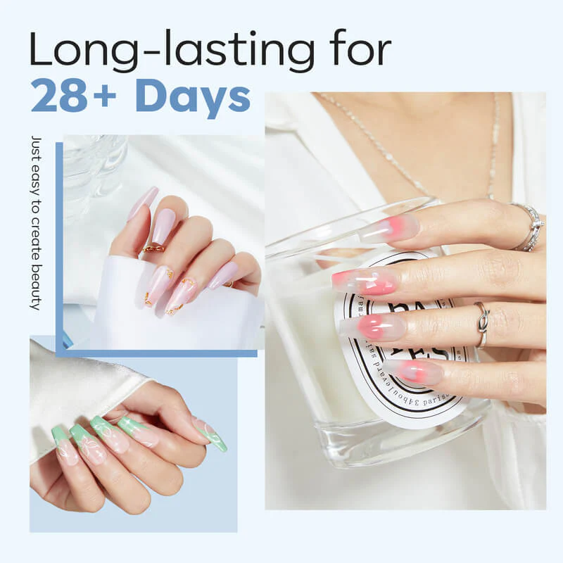 Semi-Frosted Nail Tips - Image 2