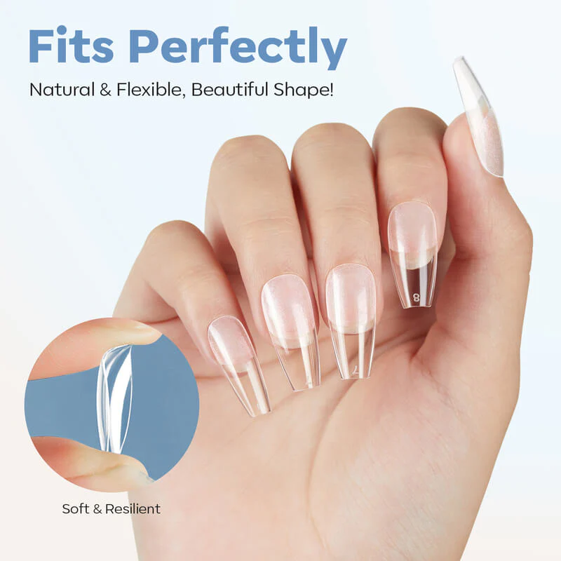 Semi-Frosted Nail Tips - Image 5