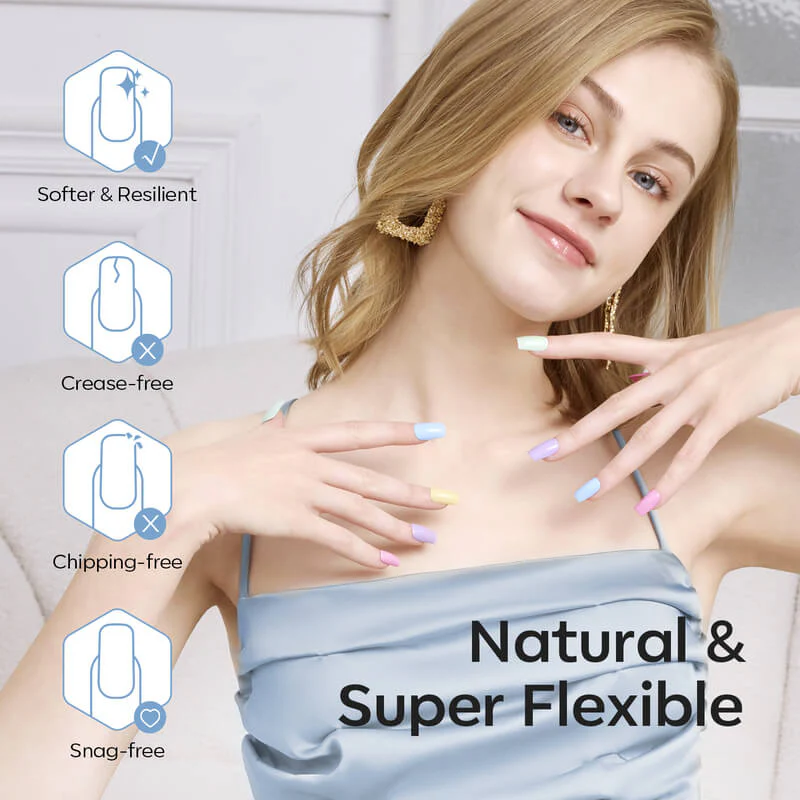 Semi-Frosted Nail Tips - Image 7