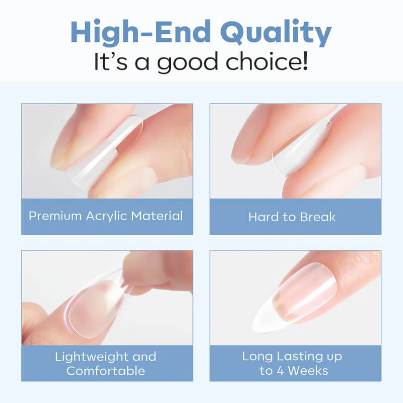 Semi-Frosted Nail Tips - Image 8