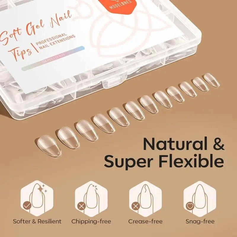 Semi-Frosted Nail Tips - Image 6