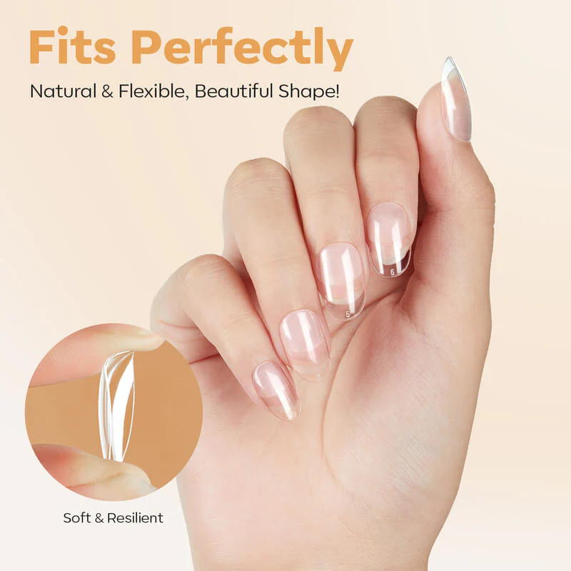 Semi-Frosted Nail Tips - Image 4