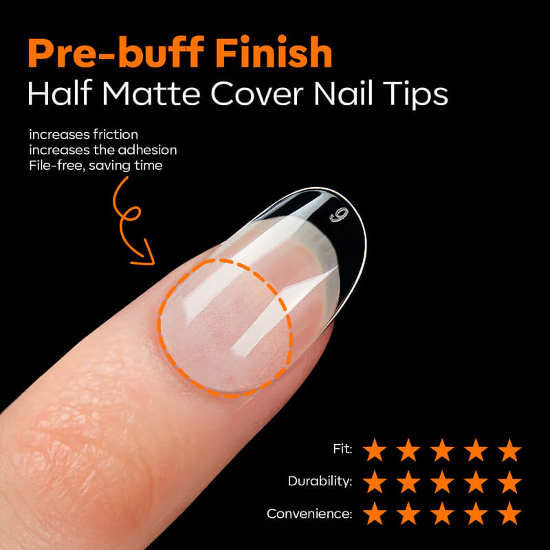 Semi-Frosted Nail Tips - Image 6