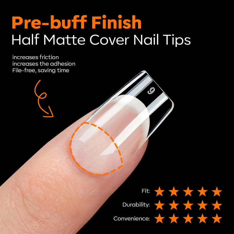 Semi-Frosted Nail Tips - Image 6