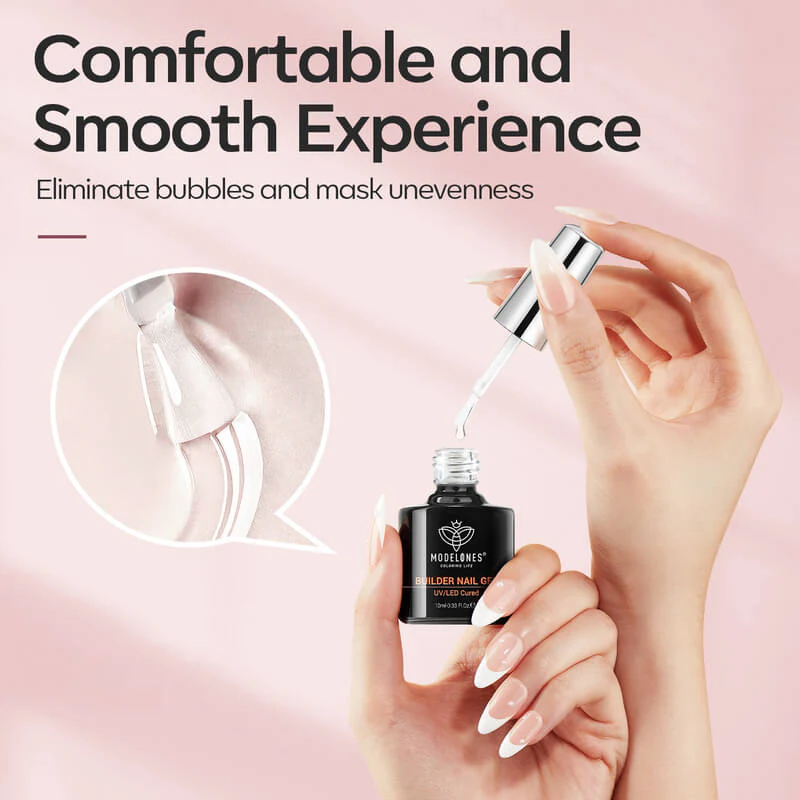 8-In-1 Builder Gel Duo - Clear & Nude - Image 6