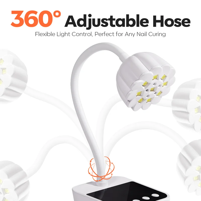 30W UV Gooseneck LED Nail Lamp - Image 6