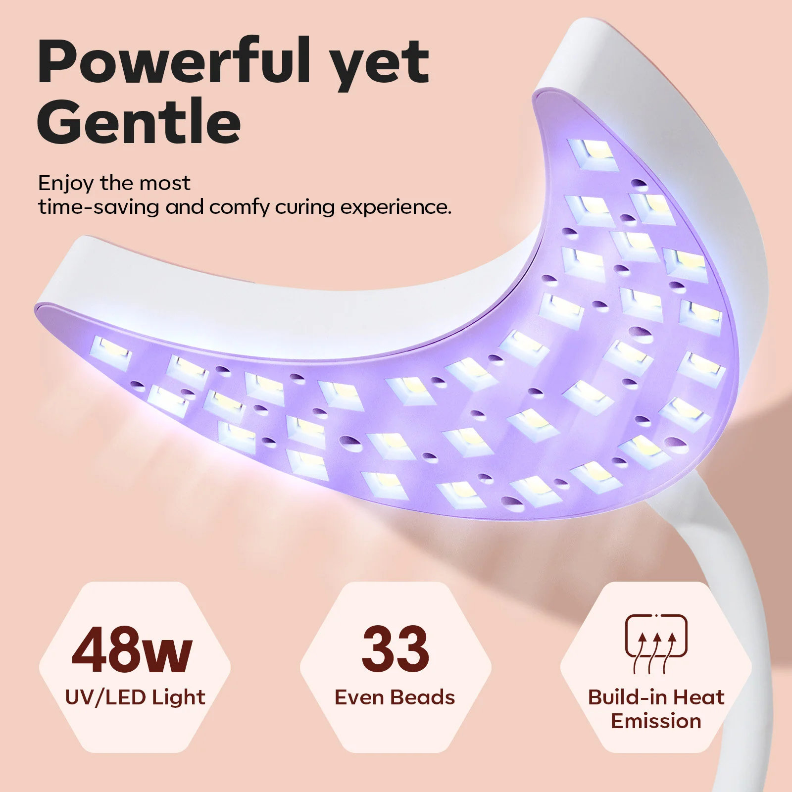 48W UV Gooseneck LED Nail Lamp - Image 5