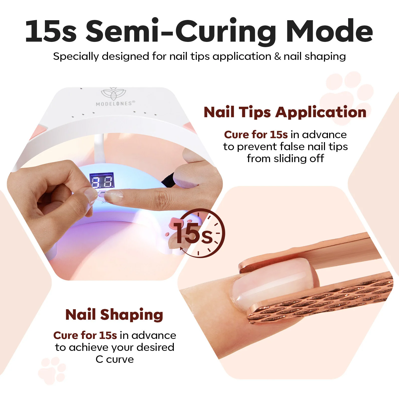 48W UV Gooseneck LED Nail Lamp - Image 6