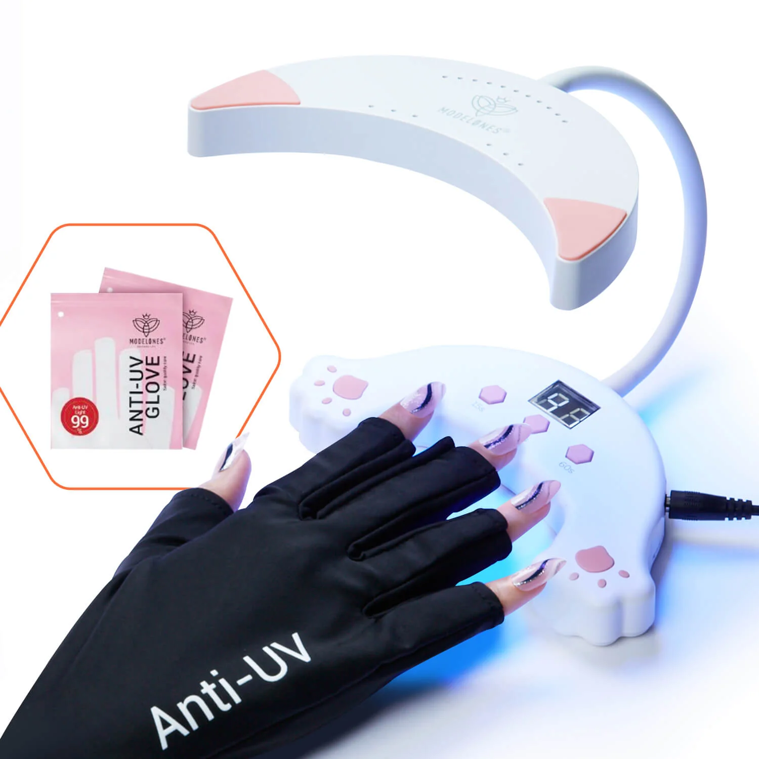 48W UV Gooseneck LED Nail Lamp - Image 9