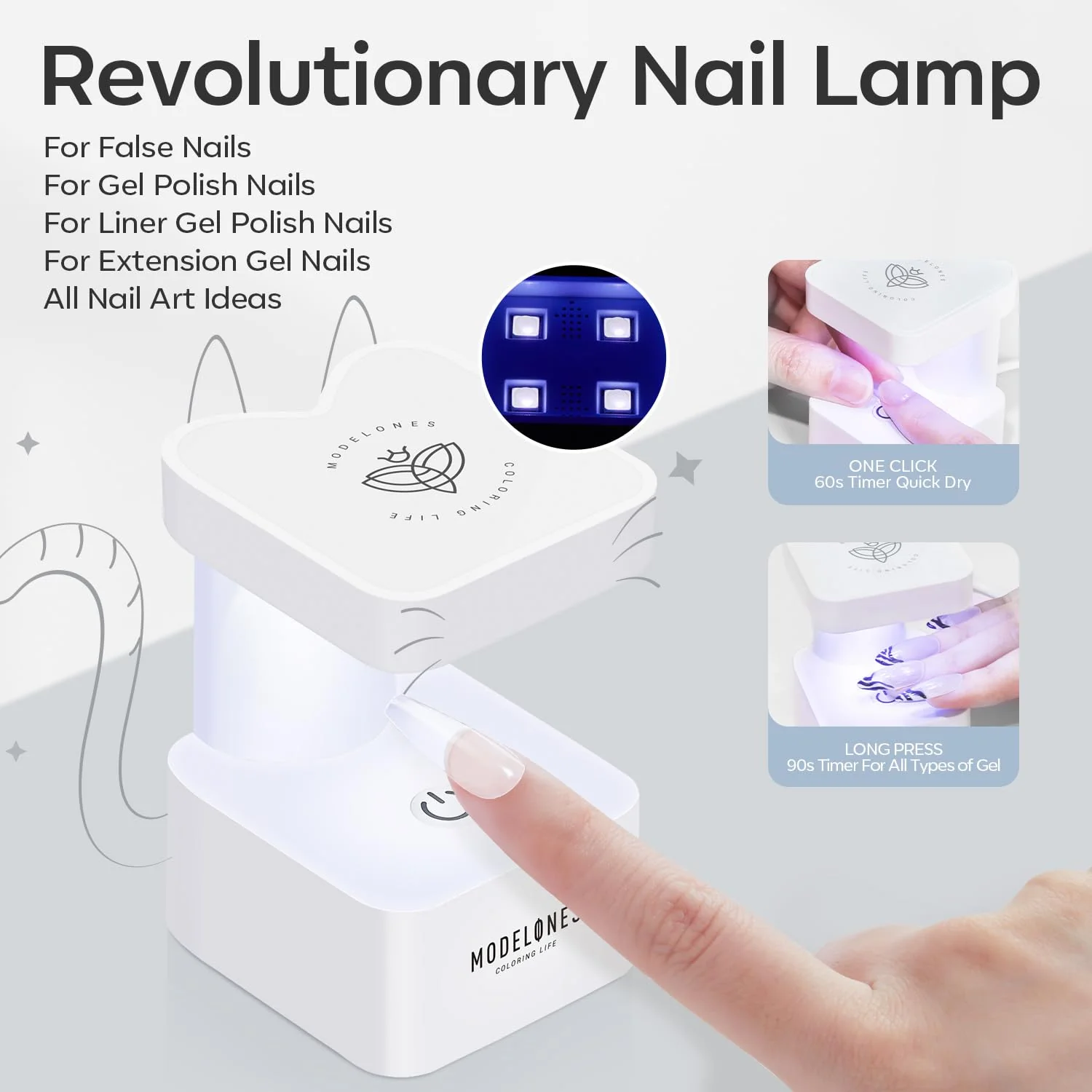Long Coffin Nail Art Tools Kit - Image 29