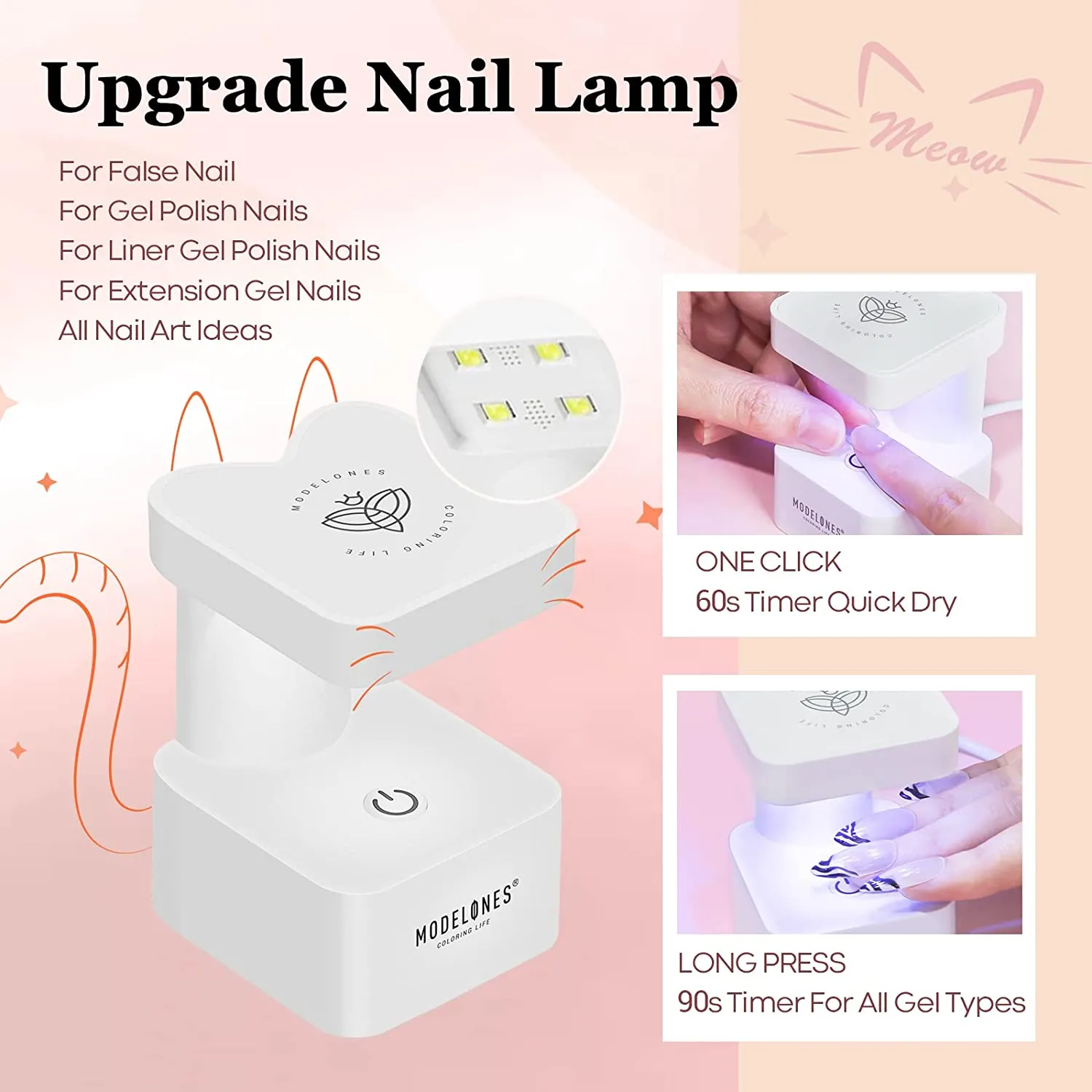 Long Coffin Nail Art Tools Kit - Image 20