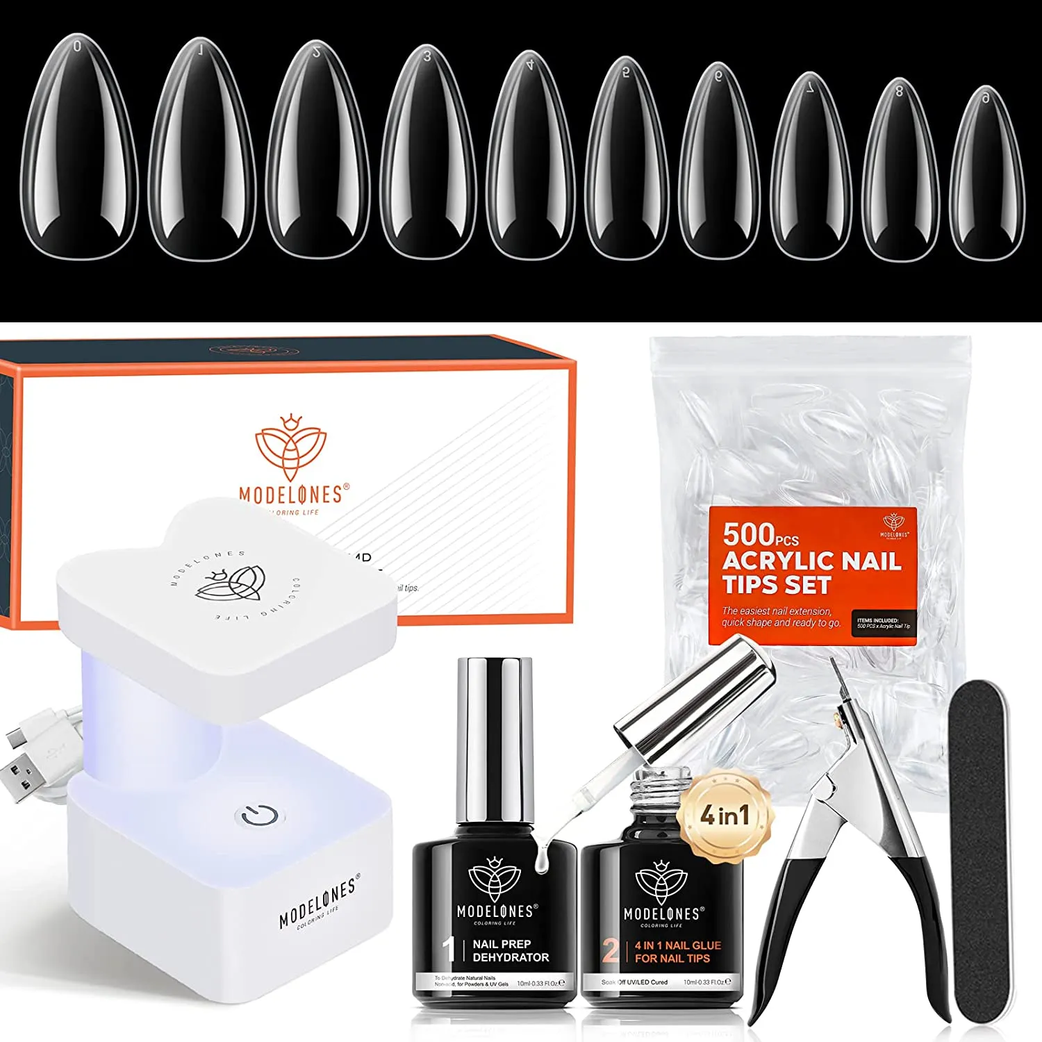 Long Coffin Nail Art Tools Kit - Image 23