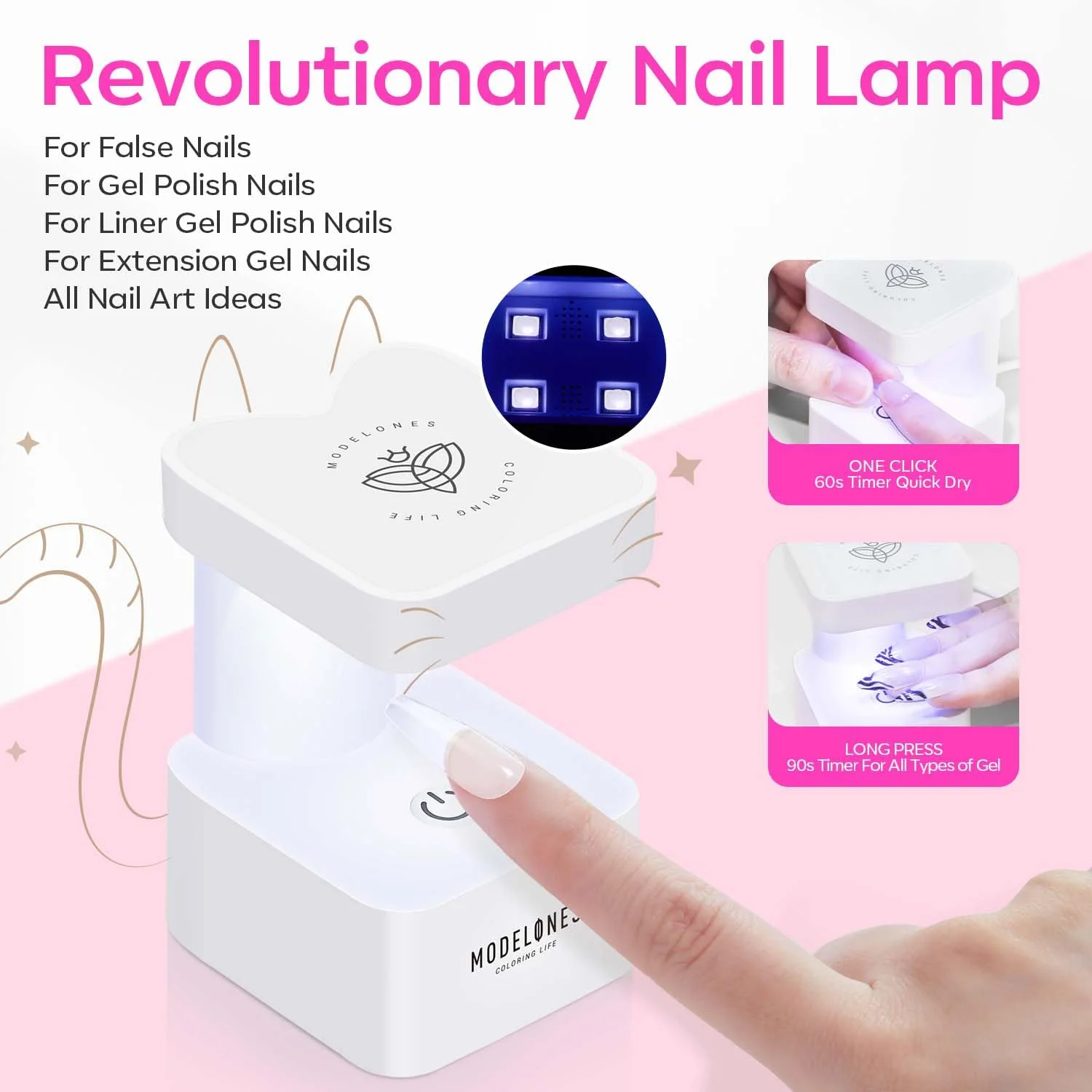 Long Coffin Nail Art Tools Kit - Image 4