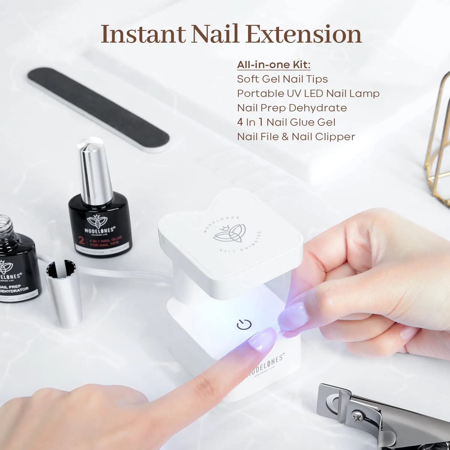 Long Coffin Nail Art Tools Kit - Image 17