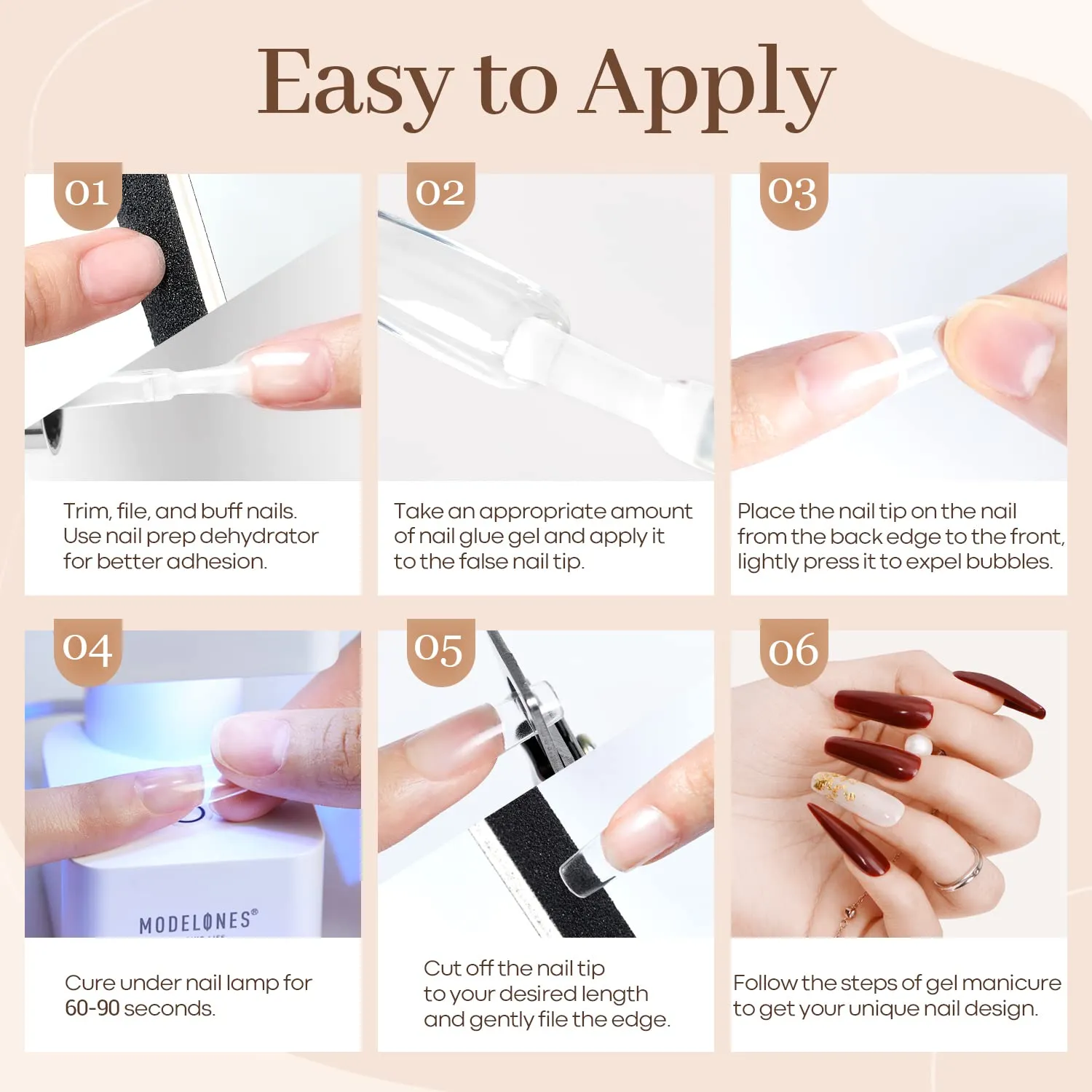 Long Coffin Nail Art Tools Kit - Image 9