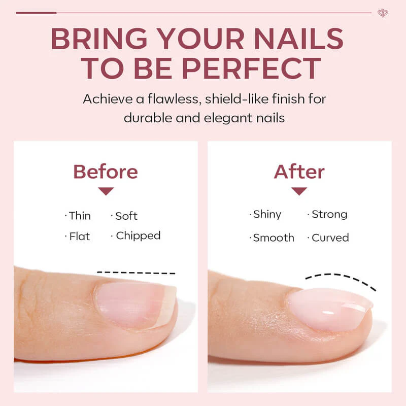 8 in 1 Nude Pink Builder Gel & Top Coat Set - Image 5