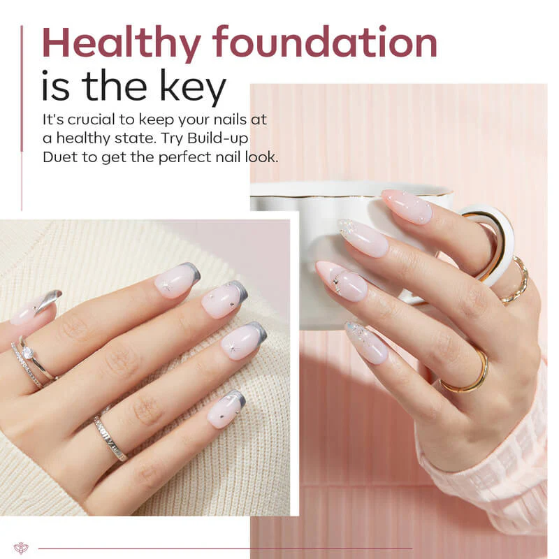8 in 1 Nude Pink Builder Gel & Top Coat Set - Image 6