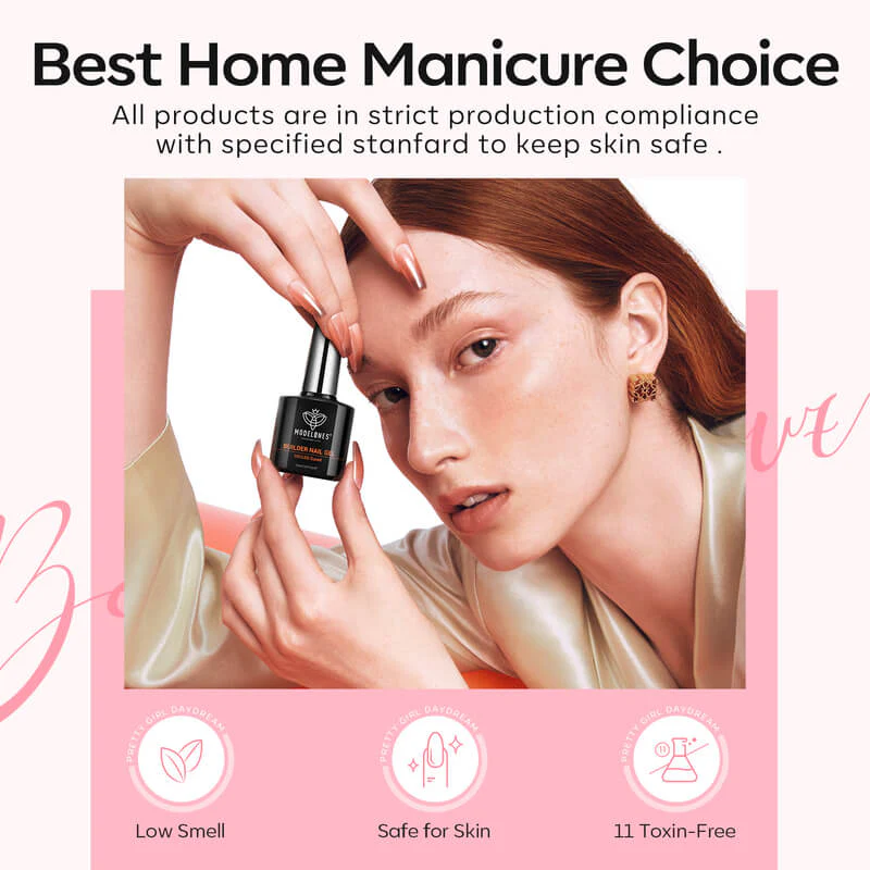 8-In-1 Builder Gel Duo - Nude & Pink - Image 9