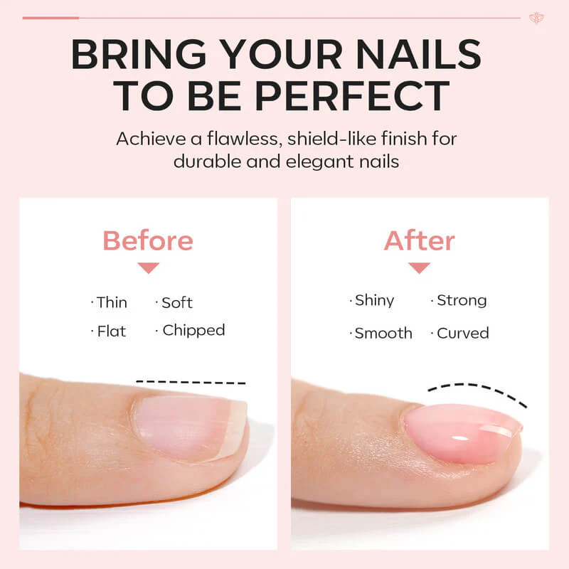 8 in 1 Rose Pink Builder Gel & Top Coat Set - Image 7