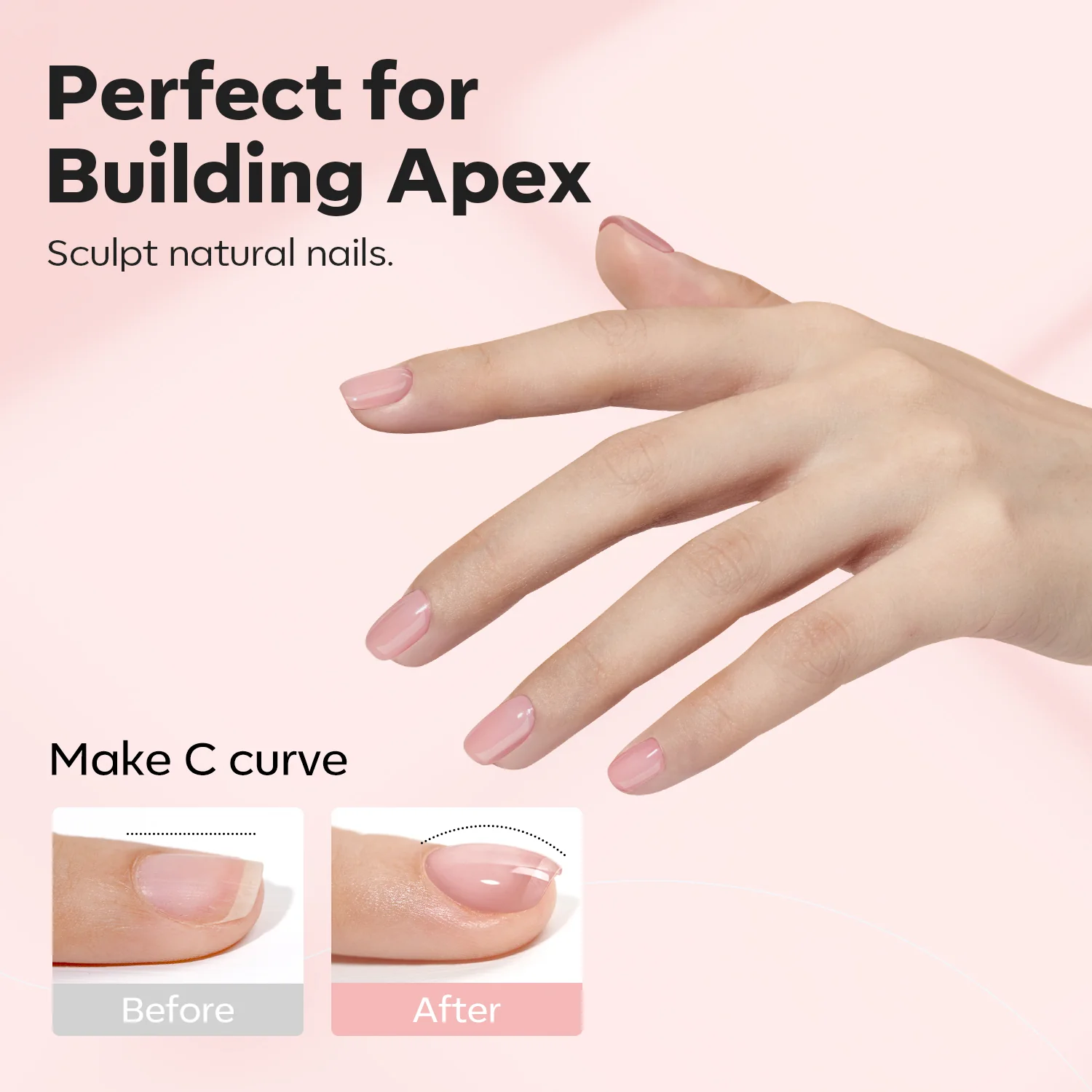 Rose Blush Builder Gel 15ml - Image 5
