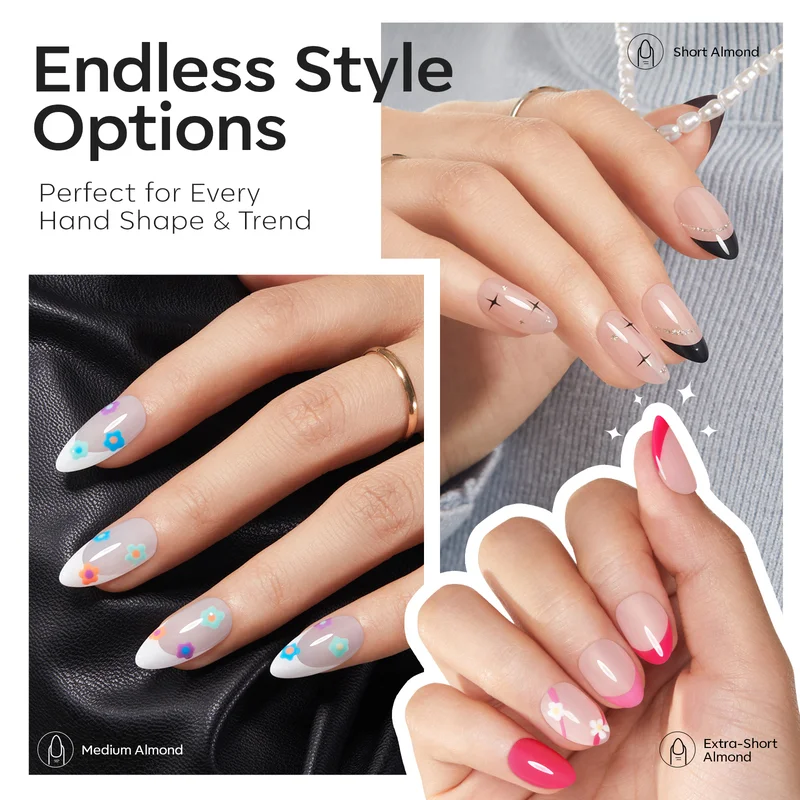Almond Soft Nail Tips - Image 2