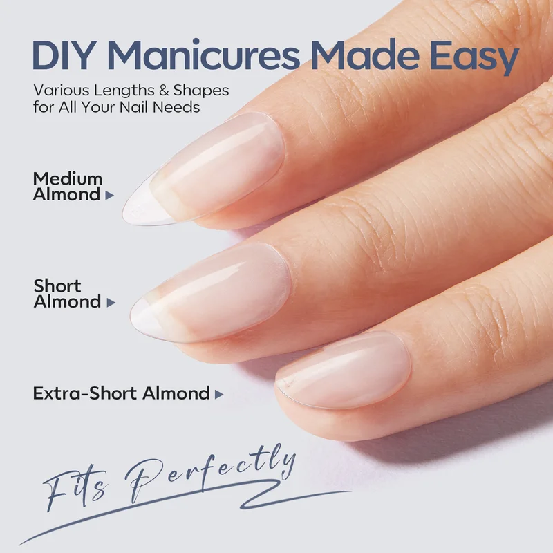 Almond Soft Nail Tips - Image 4
