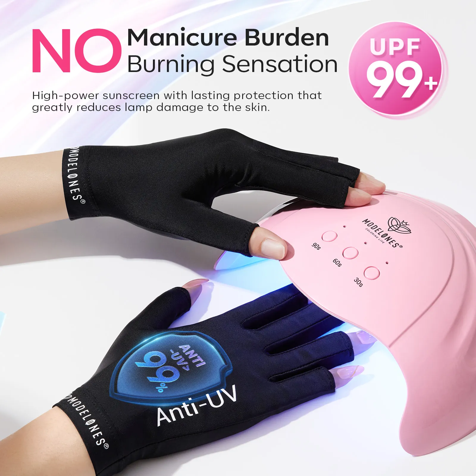Anti-UV Light Nail Glove - Image 4