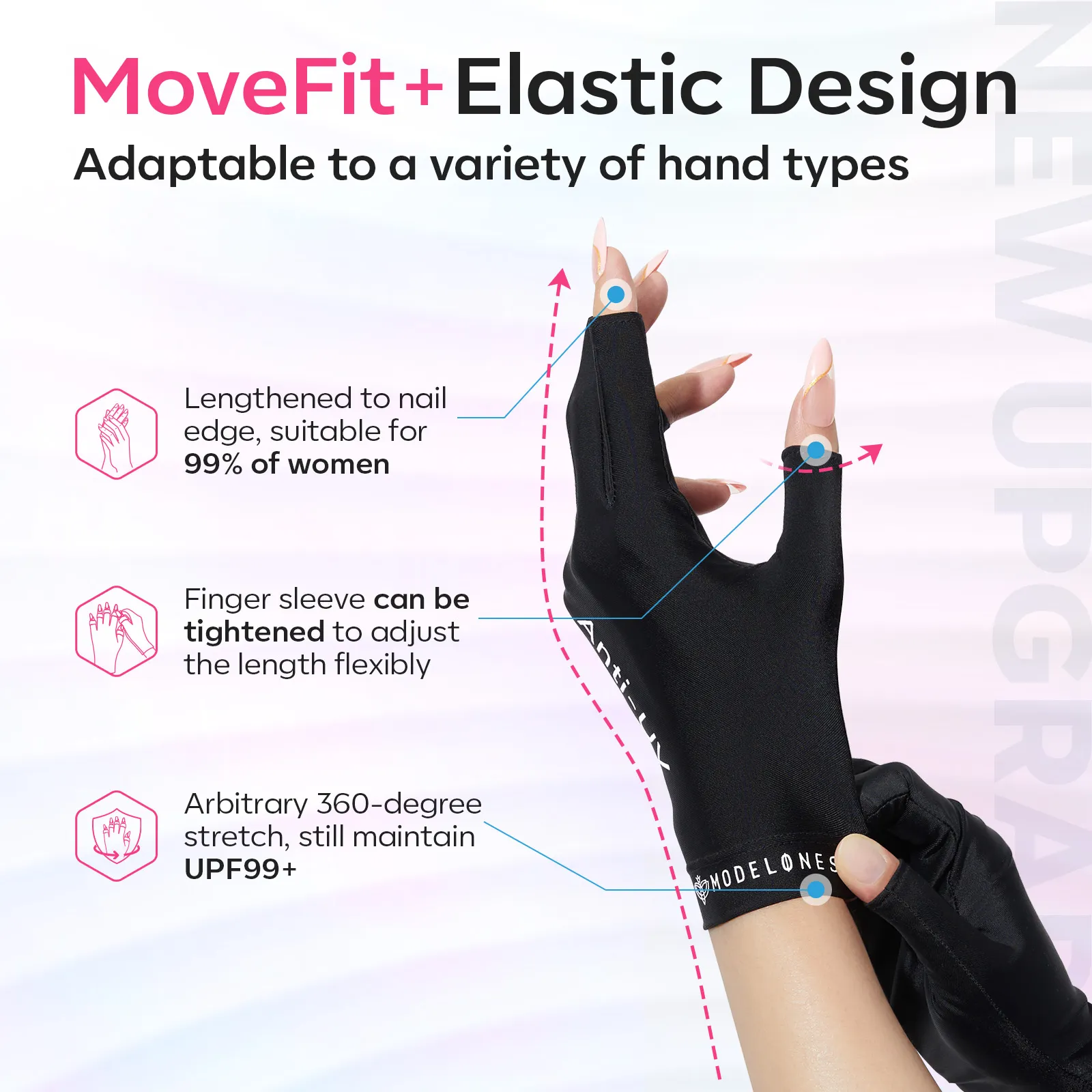 Anti-UV Light Glove For Nails Salon - Image 7