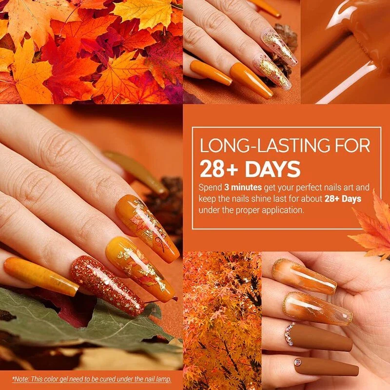Autumn Glow with Base and Top Coat Kit - Image 2