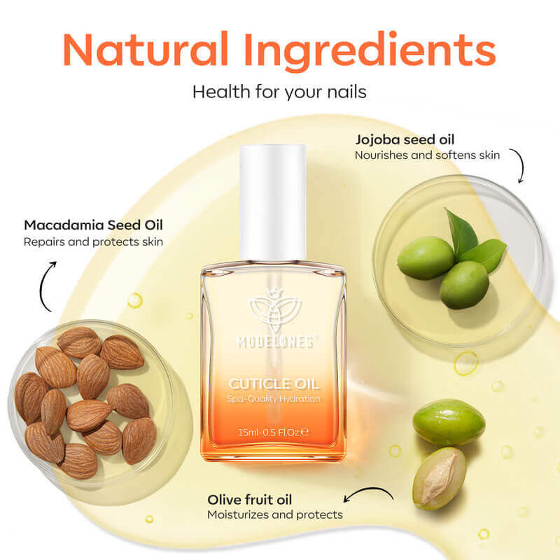 Cuticle Oil with Top & Base Coat Set - Image 3