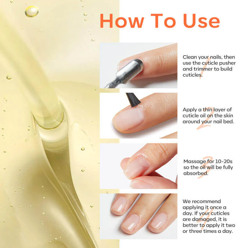 Cuticle Oil with Top & Base Coat Set - Image 5