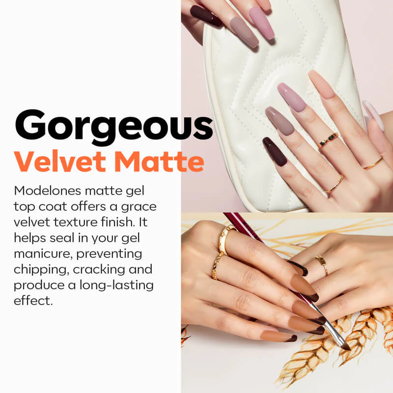 Hema-Free Matte & Shine Top Coat with Base Coat Set - Image 5