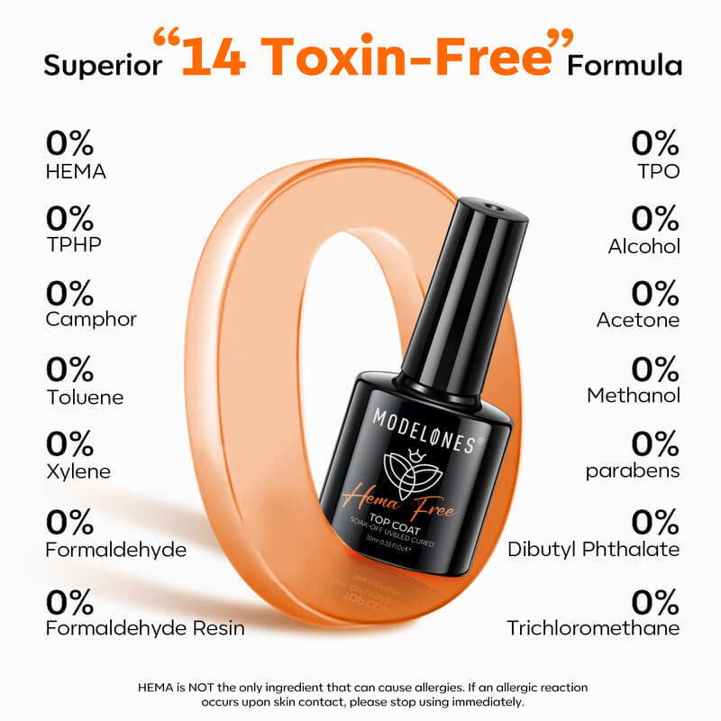 Hema-Free Top Coat 10ml - Image 6