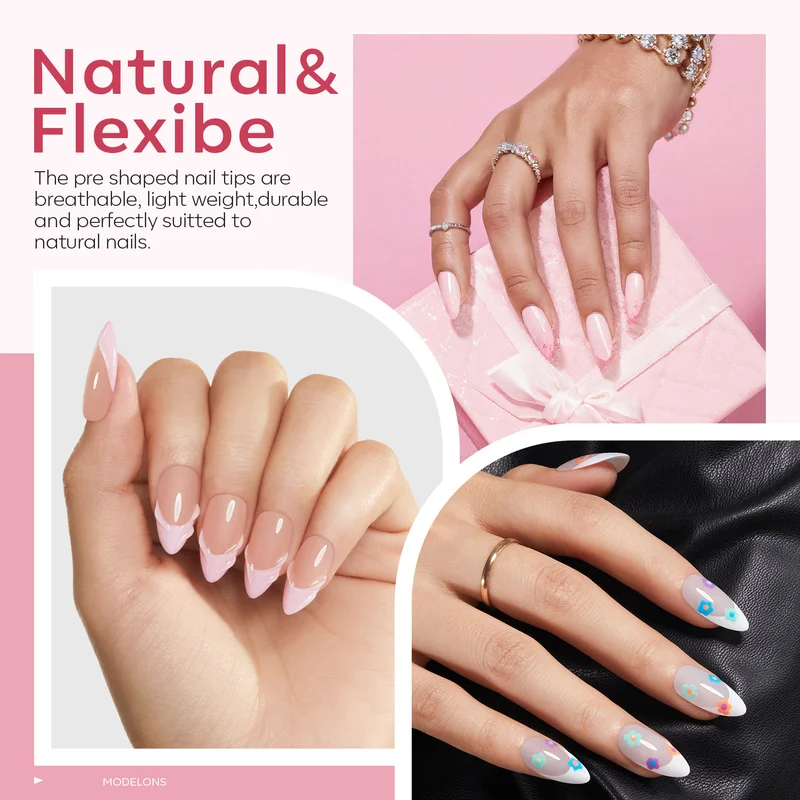 Medium Almond Nail Tips Kit - Image 3