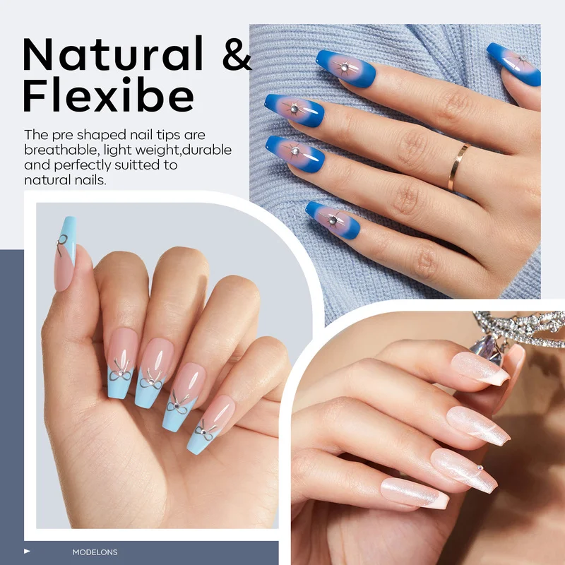 Medium Coffin Nail Tips Kit - Image 2