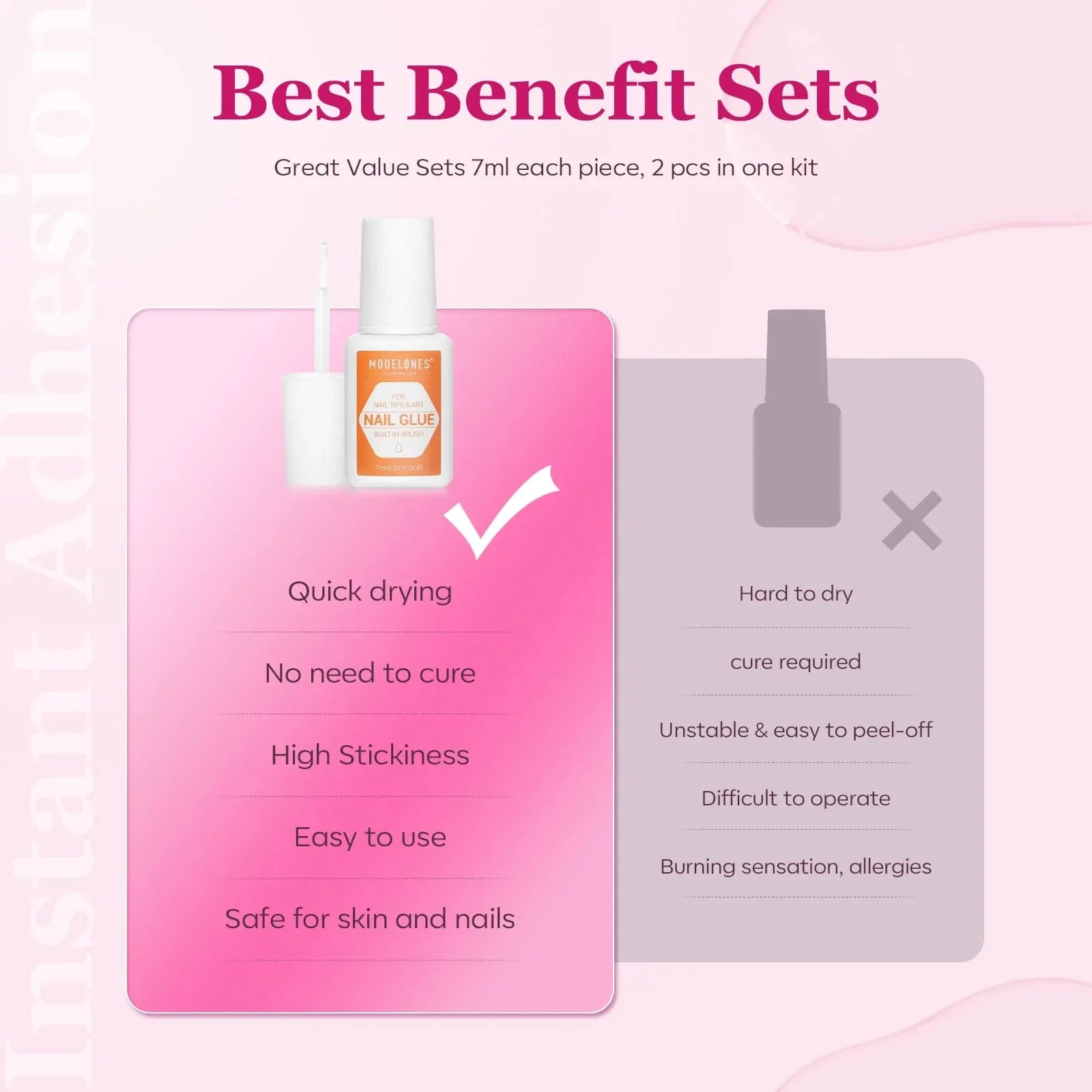 Built-in Brush Nail Glue Duo - Image 6