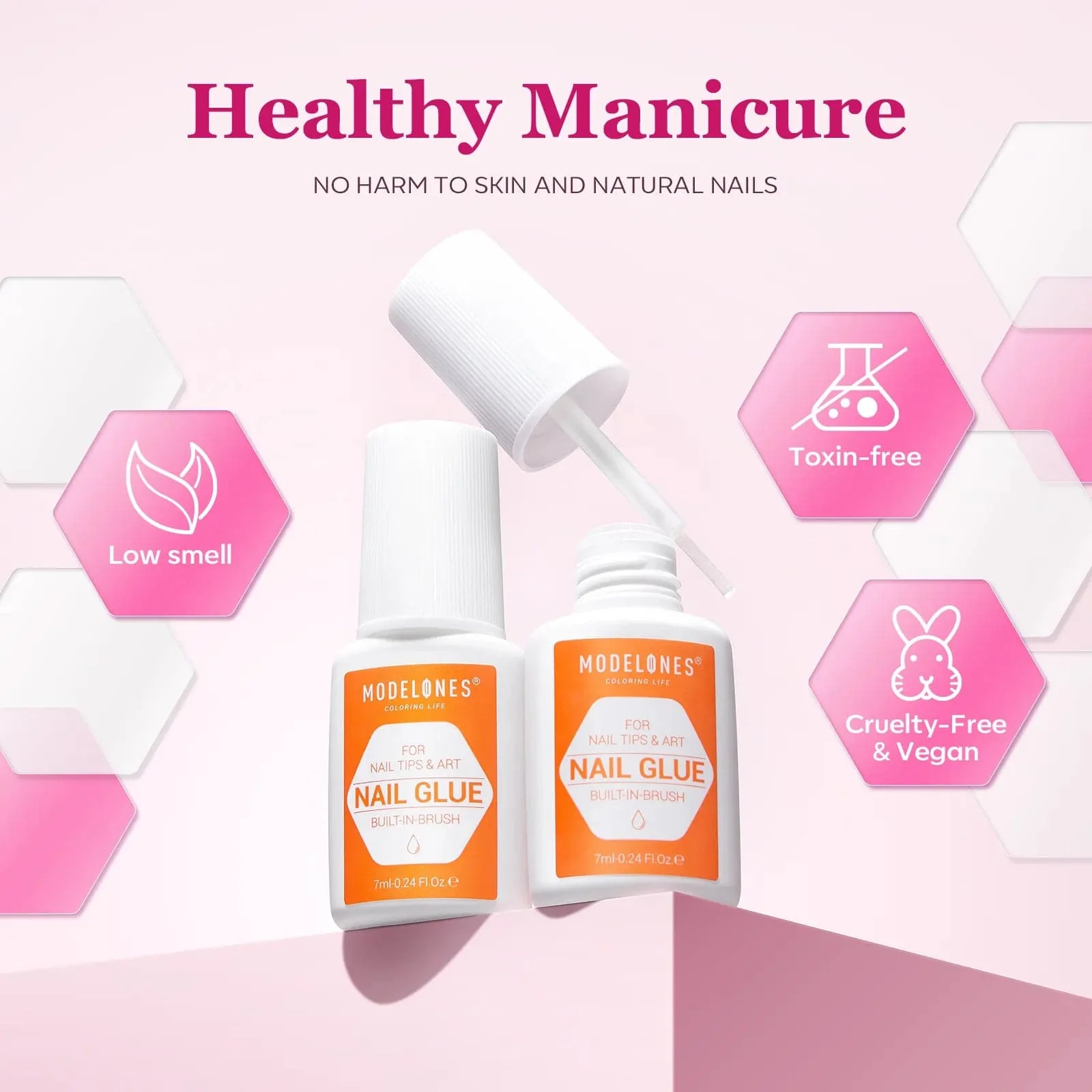 Built-in Brush Nail Glue Duo - Image 8