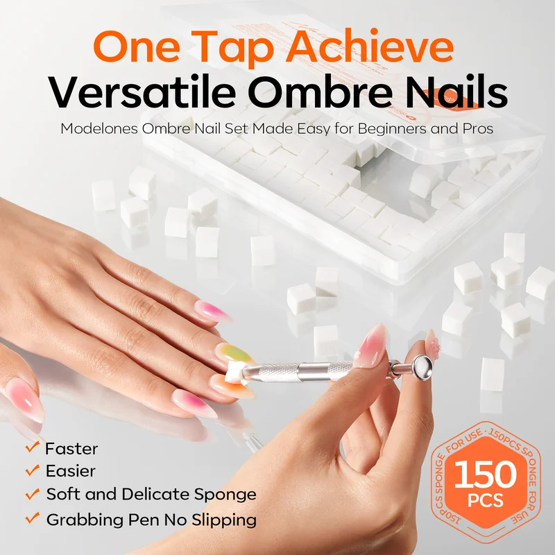 Nail Art Sponge with Grabbing Pen - Image 5