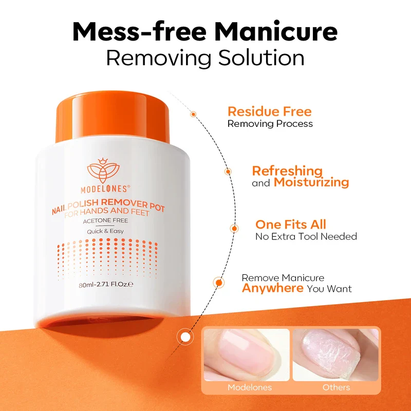 Acetone-Free Polish Removing Pot 80ml - Image 5