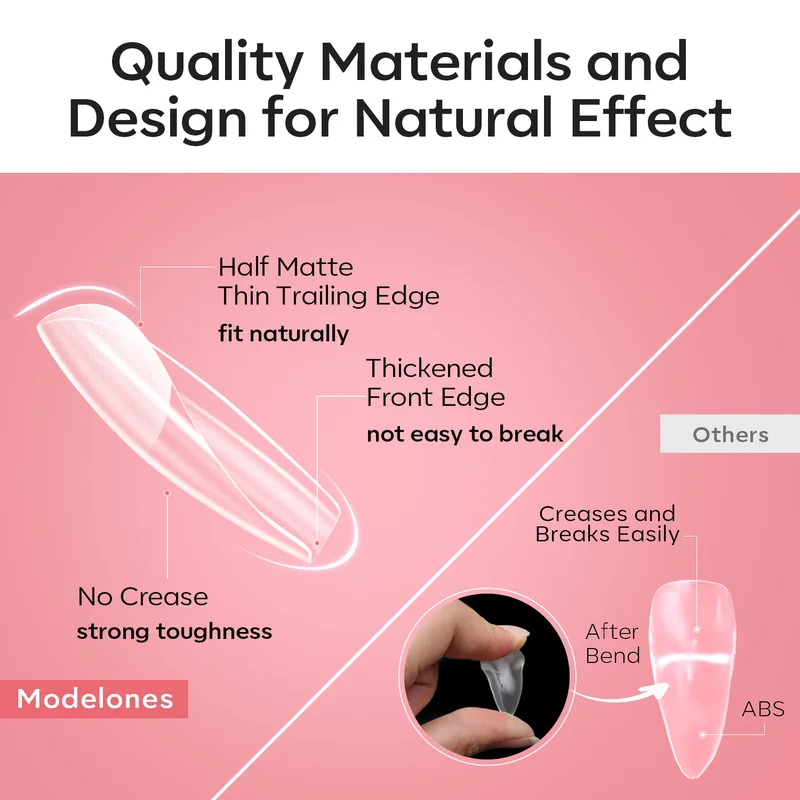 Oval&Almond&Square Soft Nail Tips - Image 3