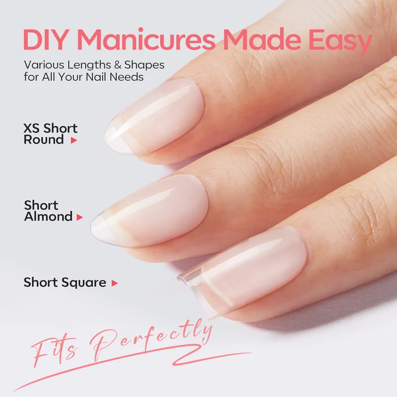 Oval&Almond&Square Soft Nail Tips - Image 5