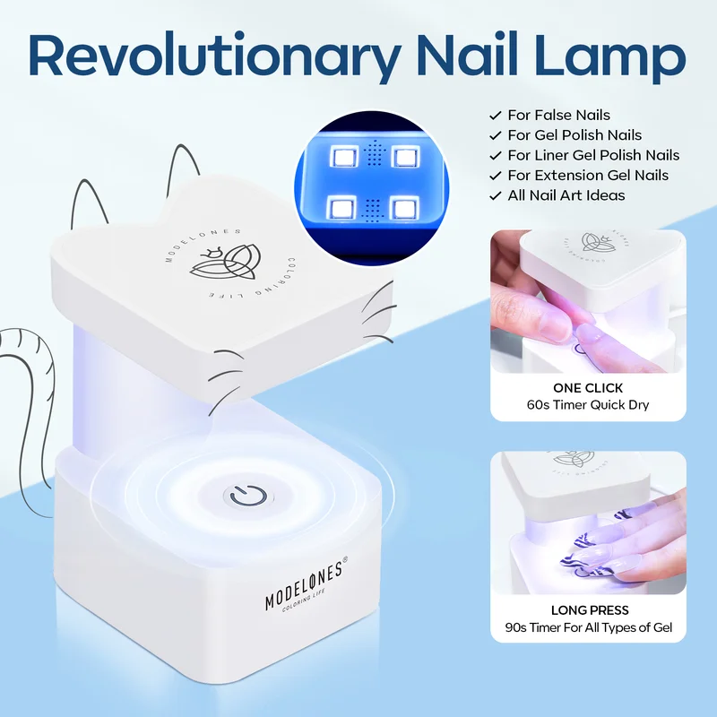 Semi-Forest Short Almond Nail Tips Kit - Image 6